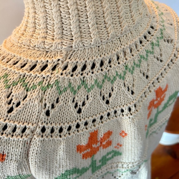 LL bean signature cotton Knit Cardigan fisherman’s sweater - Picture 6 of 13